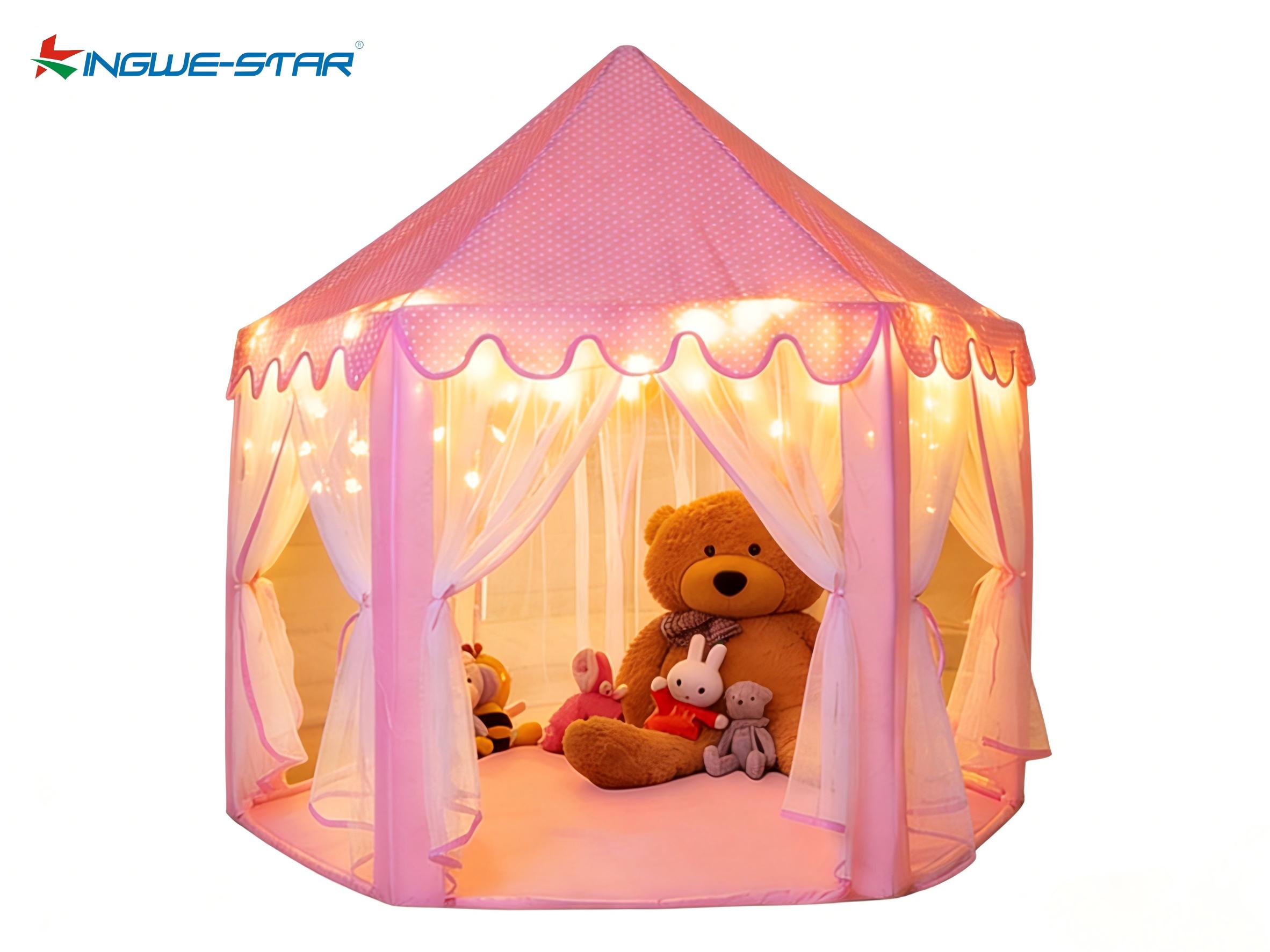 Girls Large Playhouse Kids Castle Play Tent